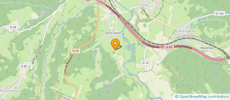 localisation de l'entreprise ERSYMAOL  BAGNERES-DE-BIGORRE