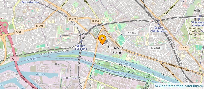 localisation de l'entreprise ERT  EPINAY-SUR-SEINE