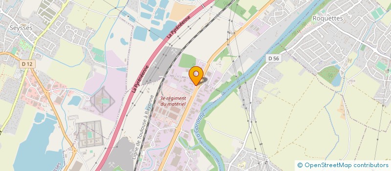 localisation de l'entreprise ERT CJL  MURET