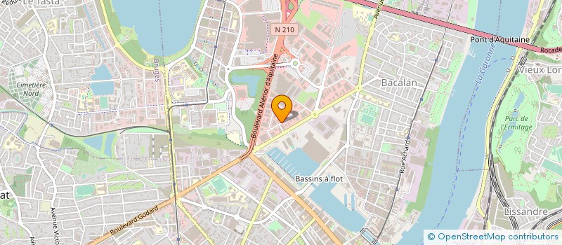localisation de l'entreprise ERT MOBILE à BORDEAUX