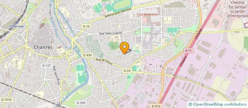 localisation de l'entreprise ERT6 à CHARTRES