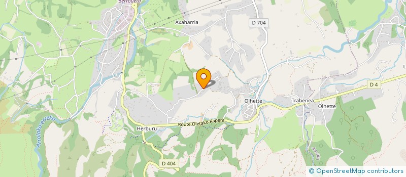 localisation de l'entreprise ERTA  URRUGNE