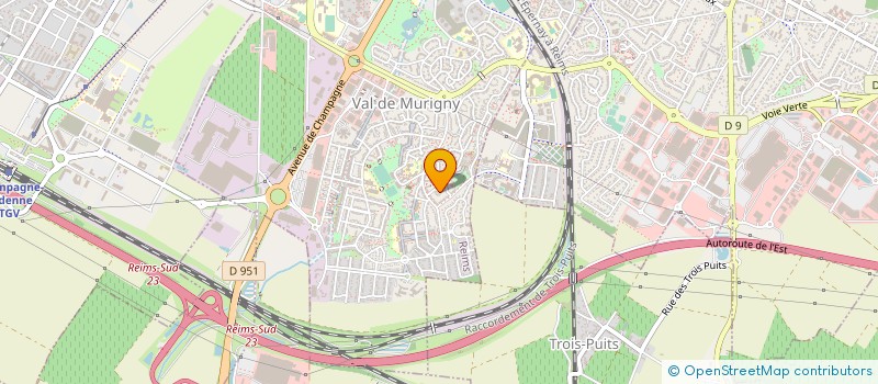 localisation de l'entreprise ERTAS ET TOKER à REIMS