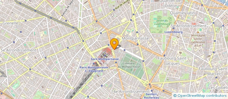 localisation de l'entreprise ERTB FRANCE  PARIS