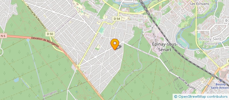 localisation de l'entreprise ERTBS - ETUDE REALISAT TECHN BAT SPEC à BRUNOY
