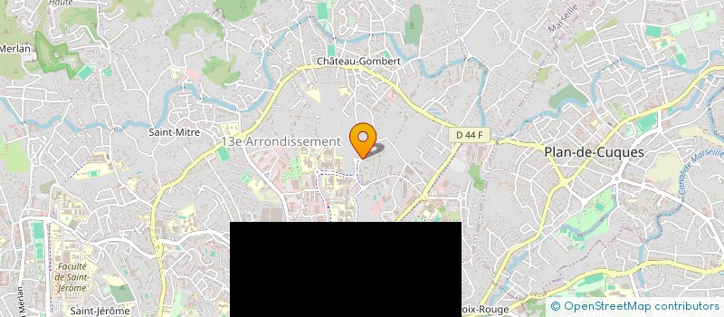 localisation de l'entreprise ERTECK à MARSEILLE