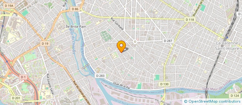 localisation de l'entreprise ERTEI ETUDE REAL ELECT INDUST  SAINT-MAUR-DES-FOSSES