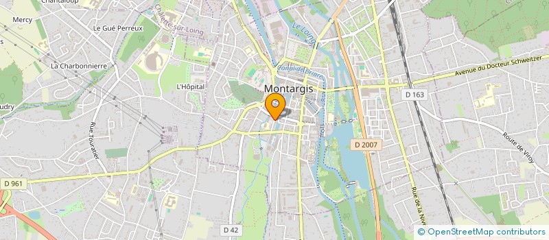 localisation de l'entreprise ERTG 45 à MONTARGIS