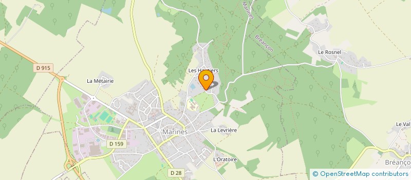 localisation de l'entreprise ERTI  MARINES