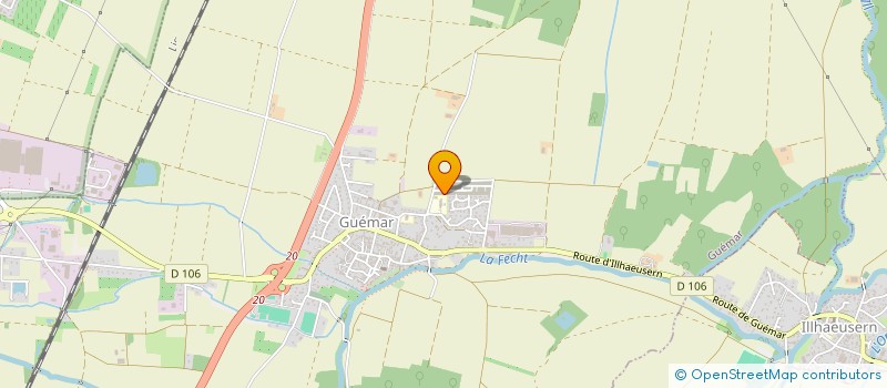 localisation de l'entreprise ERTLE MAITRISE D'OEUVRE  GUEMAR