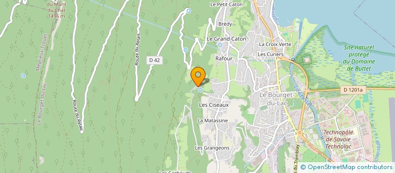 localisation de l'entreprise ERTON  LE BOURGET-DU-LAC