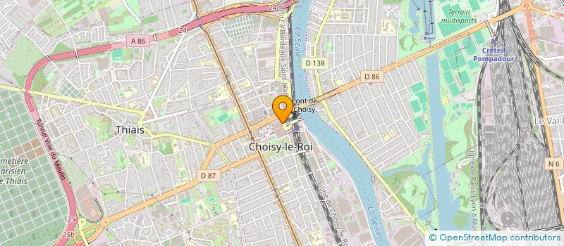 localisation de l'entreprise ERTON SA à CHOISY-LE-ROI
