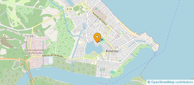 localisation de l'entreprise ERTPI à KOUROU