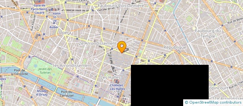 localisation de l'entreprise ERTS à PARIS