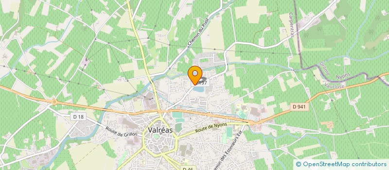 localisation de l'entreprise ERUBESCENCE à VALREAS