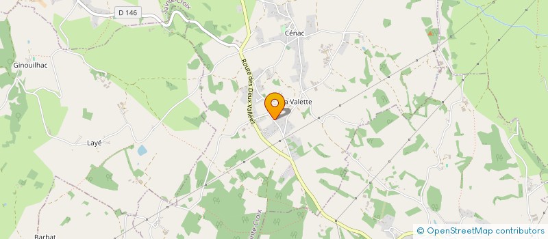 localisation de l'entreprise ERUBY  SAINTE-CROIX