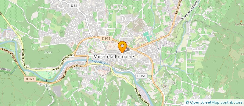 localisation de l'entreprise ERUGO  VAISON-LA-ROMAINE