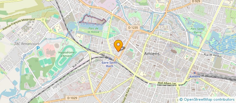 localisation de l'entreprise ERUKA TRANSPORTS à AMIENS