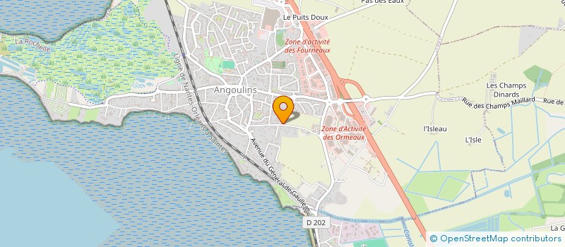 localisation de l'entreprise ERUPIX à ANGOULINS