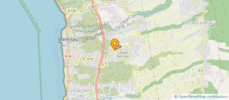 localisation de l'entreprise ERUPTION à SAINT-LEU