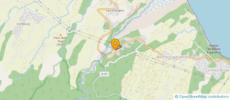 localisation de l'entreprise ERUPTION 974 à SAINTE-ROSE