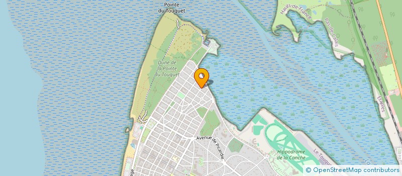 localisation de l'entreprise ERVANI à LE TOUQUET-PARIS-PLAGE