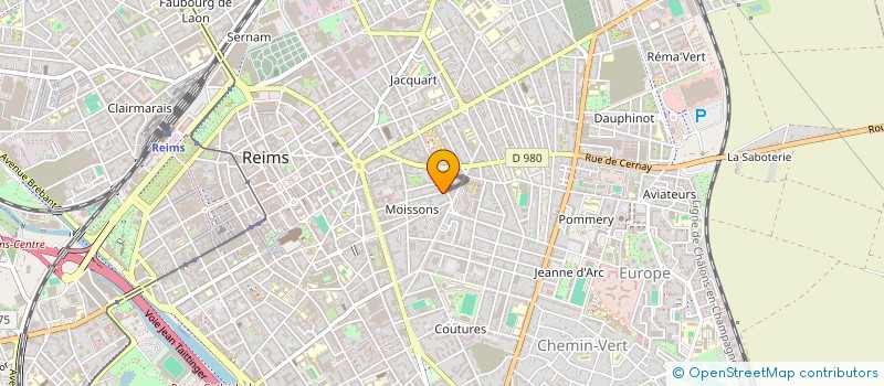 localisation de l'entreprise ERVAREN  REIMS