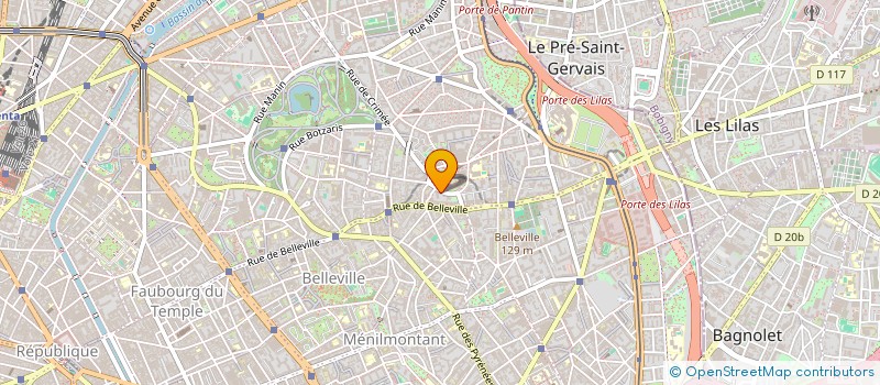 localisation de l'entreprise ERVECO  PARIS