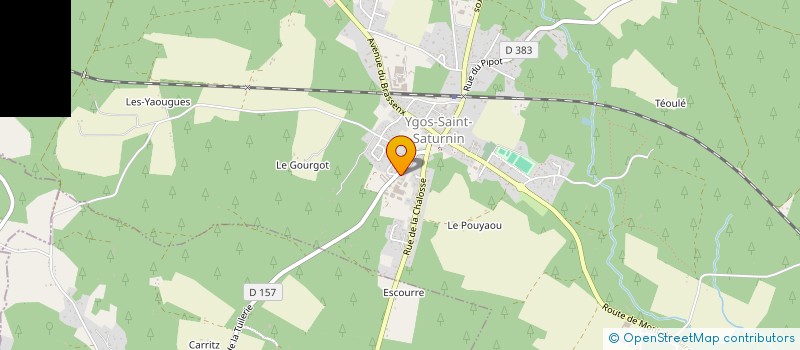 localisation de l'entreprise ERVINE  YGOS-SAINT-SATURNIN