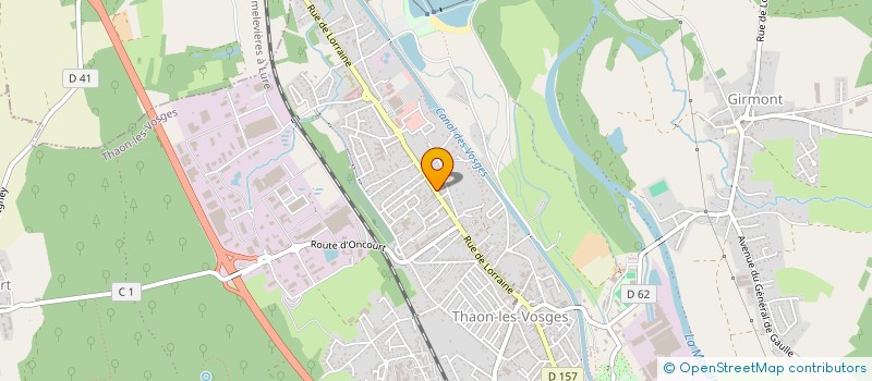 localisation de l'entreprise ERVM  BAYECOURT