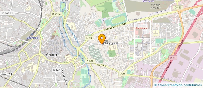 localisation de l'entreprise ERVM à CHARTRES