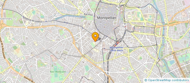 localisation de l'entreprise ERVR à MONTPELLIER