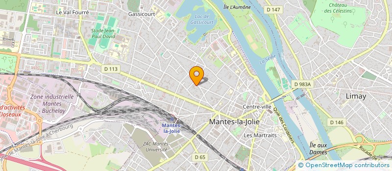 localisation de l'entreprise ERWAN  MANTES-LA-JOLIE