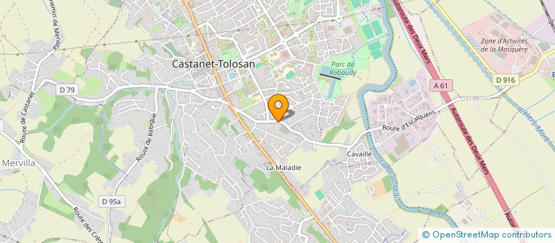 localisation de l'entreprise ERWAN à CASTANET TOLOSAN