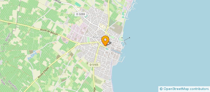 localisation de l'entreprise ERWAN à MARSEILLAN