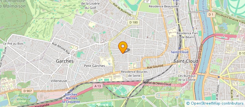 localisation de l'entreprise ERWAN GUILLON CONSULTING à SAINT-CLOUD