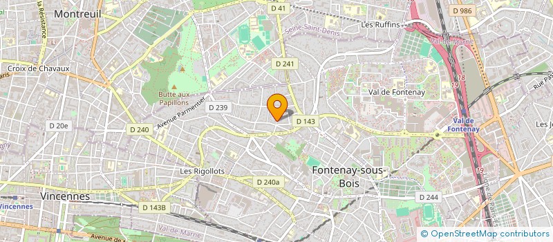 localisation de l'entreprise ERWAN SALIVA CONSEIL à FONTENAY-SOUS-BOIS