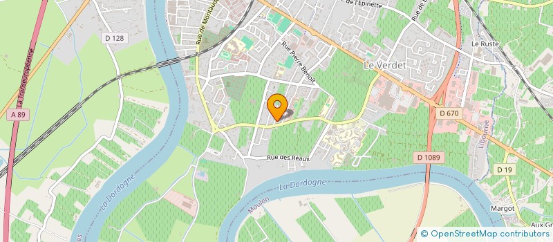 localisation de l'entreprise ERWANE CONSTRUCTION  LIBOURNE