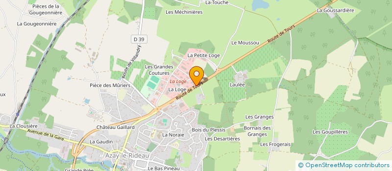 localisation de l'entreprise ERWANN à AZAY-LE-RIDEAU