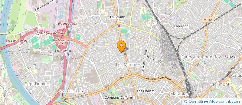 localisation de l'entreprise ERWEI à TOULOUSE