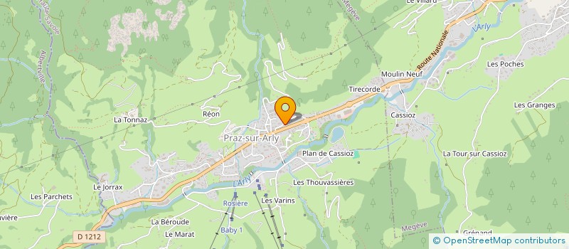 localisation de l'entreprise ERWINN  PRAZ-SUR-ARLY