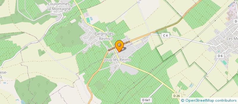 localisation de l'entreprise ERWMAT IMMO  JOUY-LES-REIMS