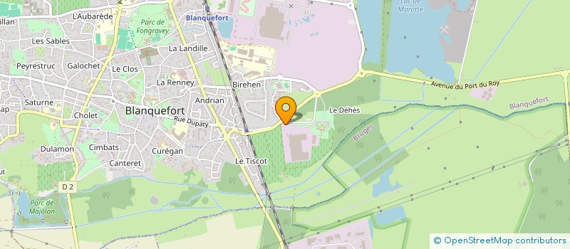 localisation de l'entreprise ERXL  BORDEAUX