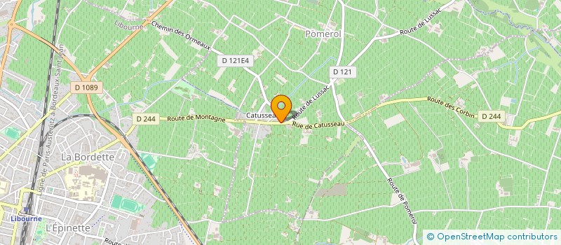 localisation de l'entreprise ERYDREA  POMEROL