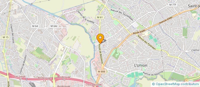localisation de l'entreprise ERYGEA à L'UNION