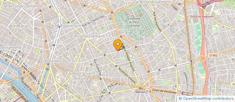 localisation de l'entreprise ERYMA TELESURVEILLANCE  PARIS