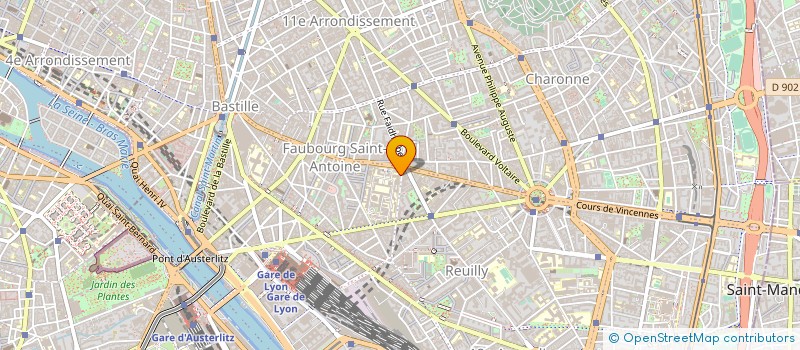 localisation de l'entreprise ERYPHARM à PARIS