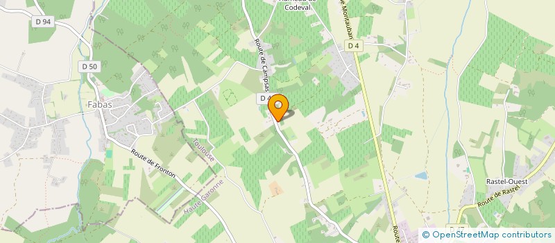 localisation de l'entreprise ERYTHEA  FRONTON