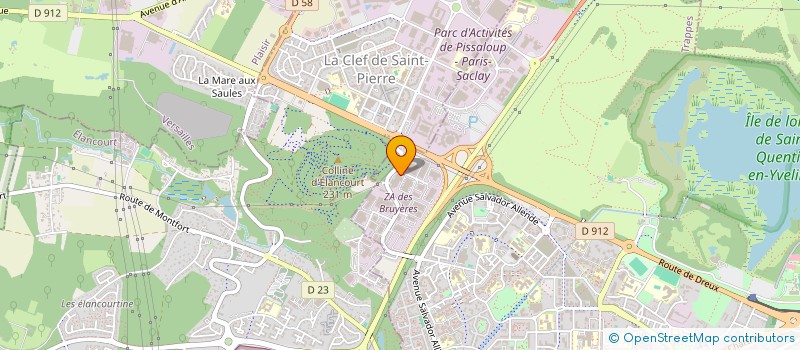 localisation de l'entreprise ERYX ENERGY  TRAPPES