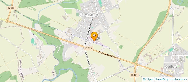 localisation de l'entreprise ERZ  GRISY-SUISNES